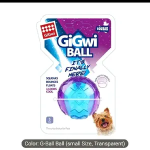 GiGwi Ball G-Ball Sound Toy Ball High Bounce Chew Toy Ball for Small Dogs - Interactive Pet Toy for Playtime Fun dogtoys everywhere