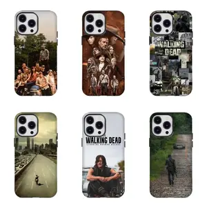 Classic Zombie Aesthetic Design T-The Walking Dead Daryl Dixon Phone Case Compatible for iPhone 17 16 15 14 13 12 11