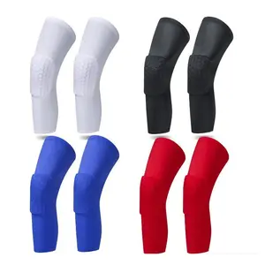 Hexagon Protective Knee Sleeves for Basketball Football Running Gym Workouts Hiking High Elasticity Comfort Non-Slip Grip Impact Protection Sport Protection Gear basketball accessories basketball gear mini shin guards football drip accessories