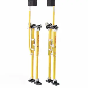 Toolpro Stilts - Adjustable Height Aluminum Stilts for Drywall and Painting Tasks - Heavy Duty Construction Stilts with Durable Feet