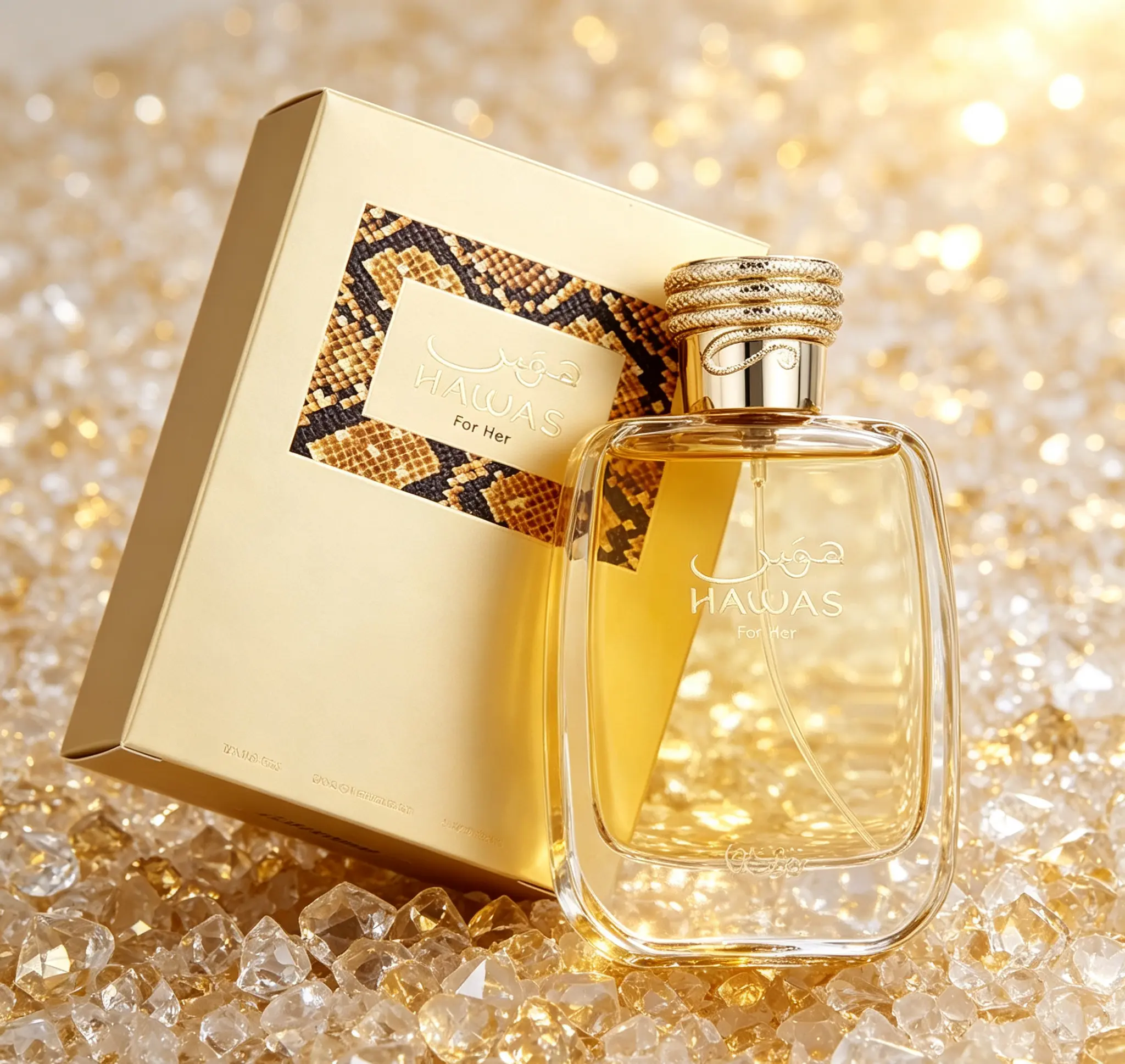 Hawas For Her Eau de Parfum for Women 100ml 3.38 fl oz Elegant Long Lasting Feminine Fragrance Daily Dating Party Luxury Arabian Perfume Gift For Her