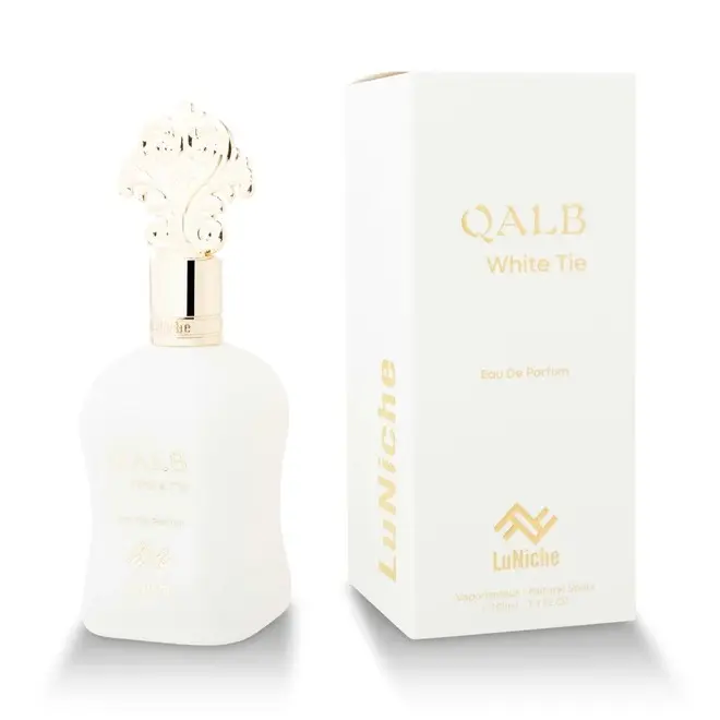 Qalb White Tie By LuNiche 3.4 EDP Sp Unisex 100ml Long Lasting Fragrance for  Women