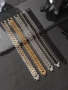 Stackable Bracelets, Fashionable Watch Style Bracelet for Women & Men, Trendy All-match & Exquisite Jewelry for Birthday Gift, Trendy Stack Bangle