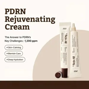 [Dr. Reju-All Official] Advanced PDRN Rejuvenating Cream – 99% Pure Salmon DNA Gel Type Face Moisturizer – Optimal 1200ppm for Glass Skin & Plumping – Korean Pharmacy Anti-Aging Skin Care Face Cream - 0.7 & 2 Fl Oz