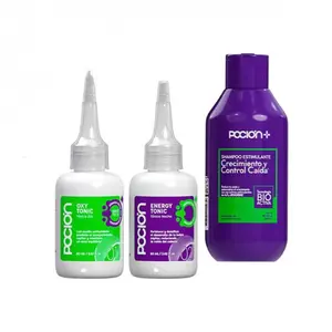 POCION+ KIT LA POCIÓN CONTROL CAÍDA & CRECIMIENTO Shampoo 450ml & Tonic Duo 60ml with Ají Ginger Red Clover for Hair Health