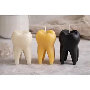 Hand-Poured Tooth Candle | Unique Dental Gift for Dentists, Hygienists & Dental Students