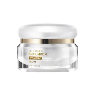 [MISSHA Official] Cell Renew Snail Mucin Vitamin C Cream - Brighten & Hydrate