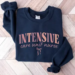 Intensive Care Unit Nurse T-Shirt Or Sweatshirt, Future ICU Nurse shirt, New Grad ICU t-shirt , Rn Nursing Student Tee Shirt, Crewneck Bottom