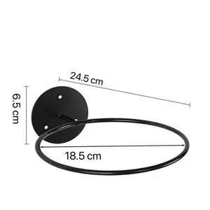 Wall-mounted basketball stand, ironwork basketball and football display stand, multi-purpose ball storage and display stand