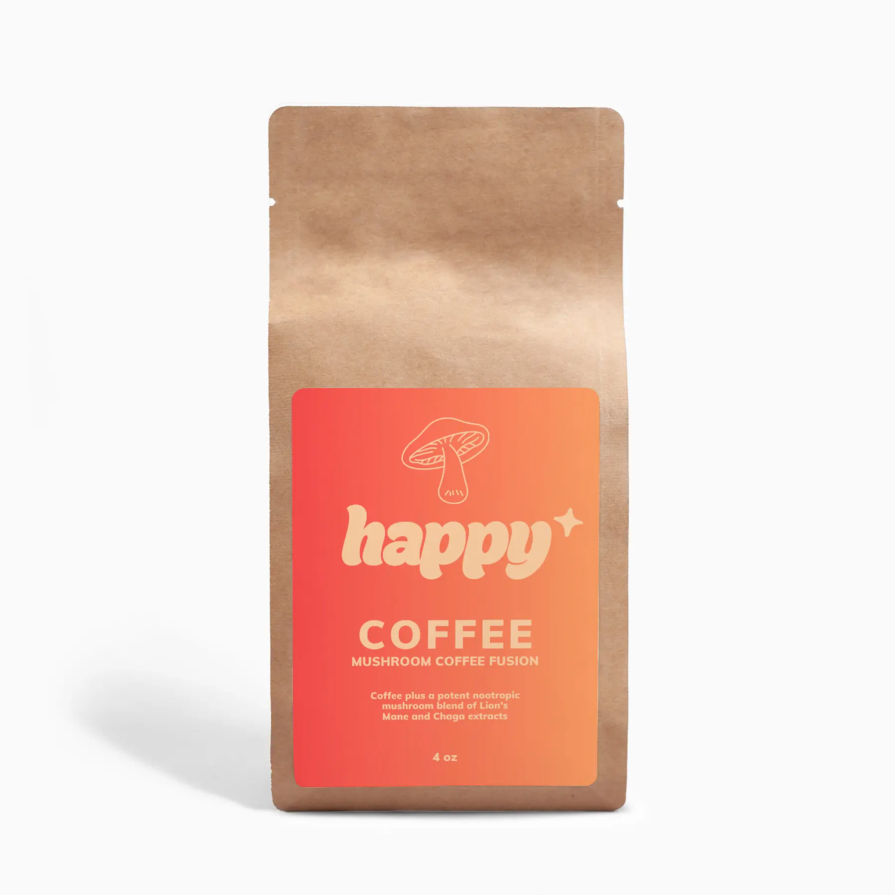 Happy Coffee Blend With Lions Mane and Chaga