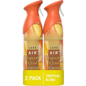 Deodorizing Air Freshener Spray, Odor Removal Indoor Spray, Tropical Mixed Fragrance, 8.8 oz, 2-Pack