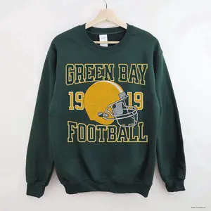 Green Bay Football Sweatshirt, Packers Crewneck, Vintage Style Green Bay Sweatshirt, Green Bay Football Sweater, Packers Sweatshirt