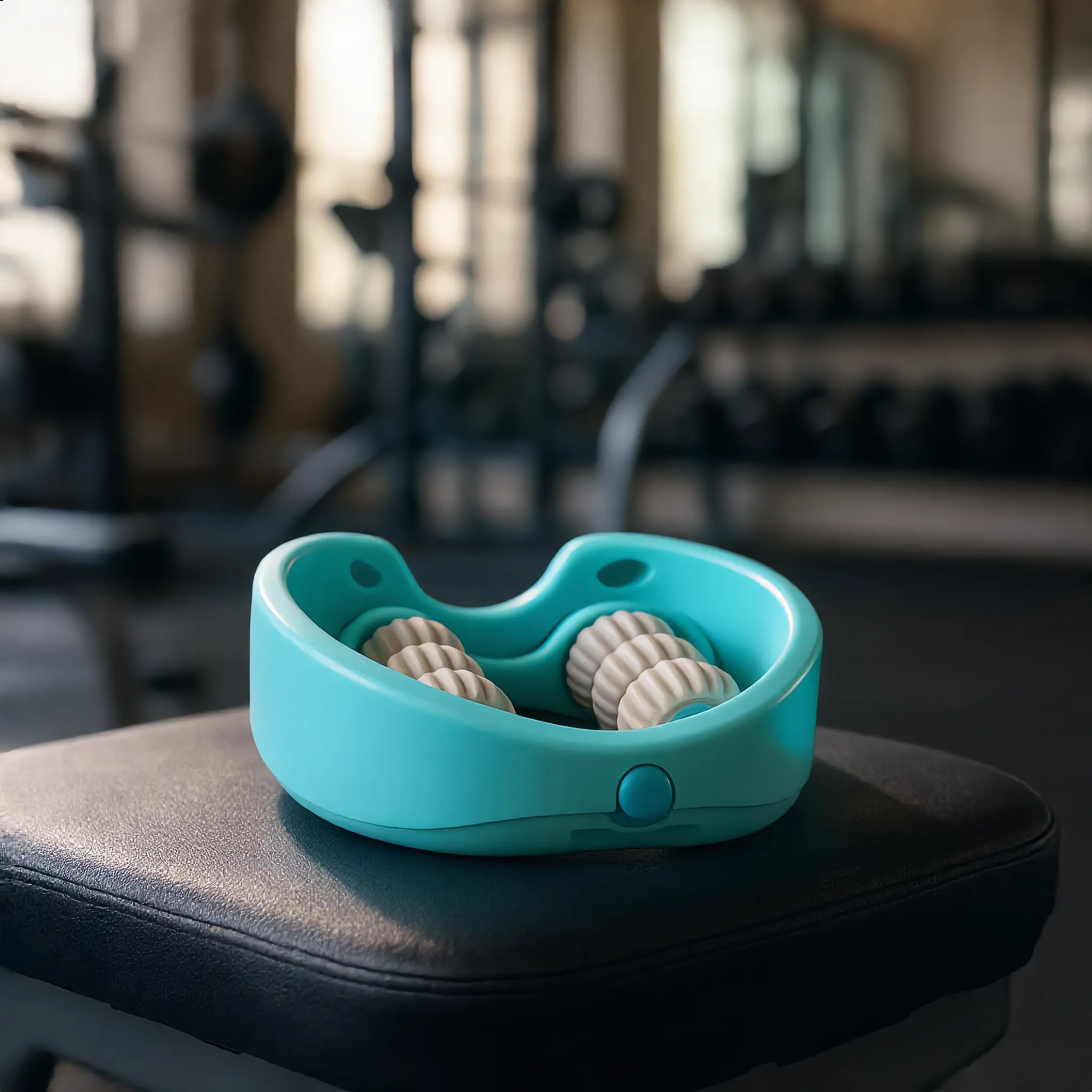6-Roller Cervical Neck Massager — Manual Relief Roller