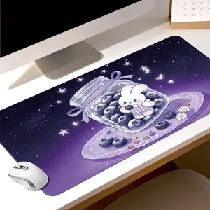 LIVEKEY Winter Snow Mouse Pad 80x40cm | Multi-Purpose Work/Gaming/Write/Draw | Durable Edge Sewing Non-Slip Base Cozy Landscape