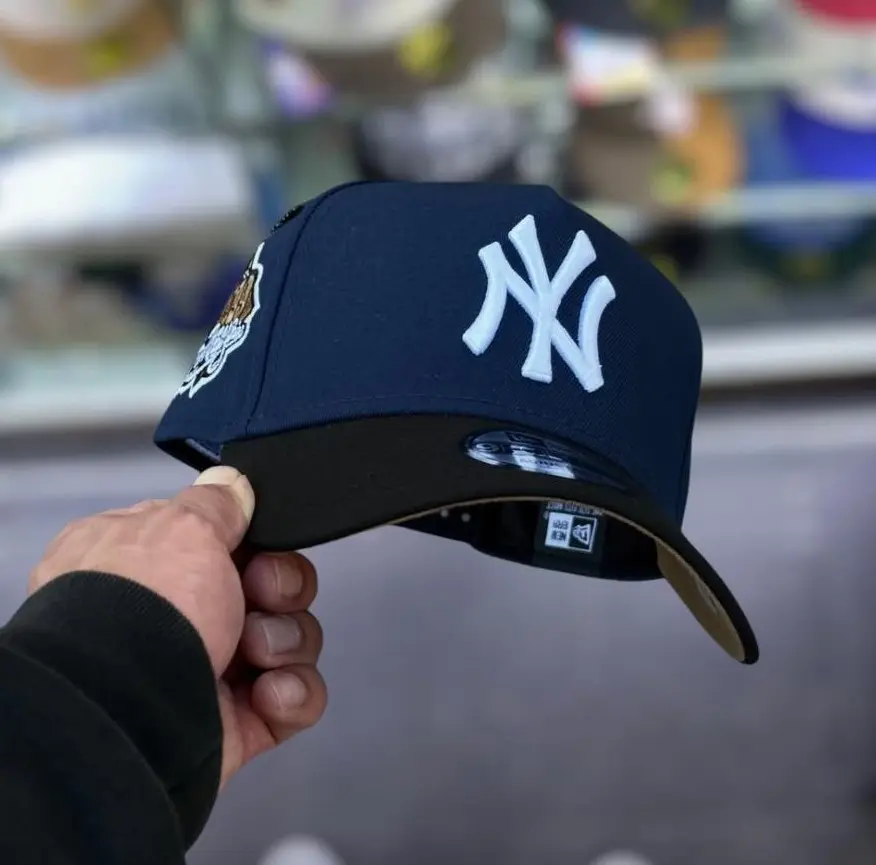 New Era MLB 59FIFTY Snapback Baseball Brim Cap - Premium NY Yankees/LA Dodgers Anniversary Patch, Unisex Classic Sport Streetwear, Adjustable Fit Sports Collectible Headwear, Gorras Sombreros. Viral TikTok Trend