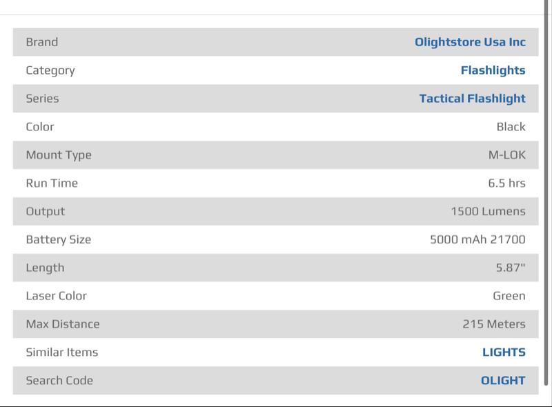 Odin GL Tactical Flashlight