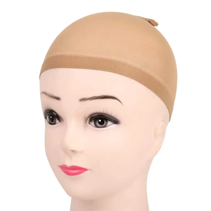 1 piece Light Brown Stocking Wig Caps Stretchy Nylon Wig Cap for Women