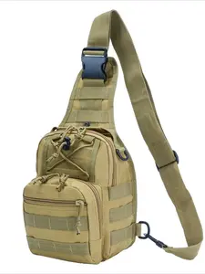 Compact Edc Shoulder Bag Crossbody for Travel and Hiking, Hidden Carry Messenger Bag, Multi-Functional Durable Chest Bag for Outdoor Sports and Daily Use, Multifunctional Sling Bag