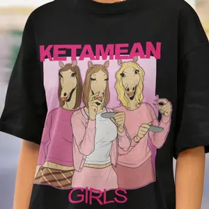 Ketamean Girls Tshirt,Mean Girl tee,Funny ketamine tshirt,Meme tee,Funny gift merch,odd meme humor,trendy tiktok tshirt,ketamine girls