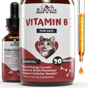 Vitamin B for Cats - Woof 'n' Purr - 30 Servings - Give your cat all the vitamins they need