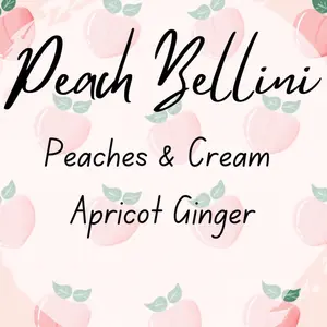 Peach Bellini Wax Melts Candles