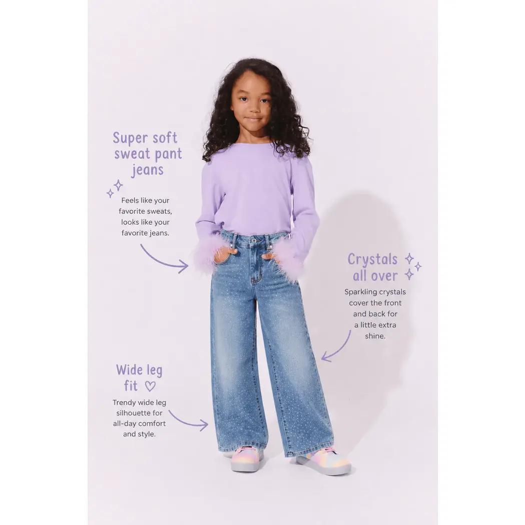 SPARKLE SWEATPANT JEANS