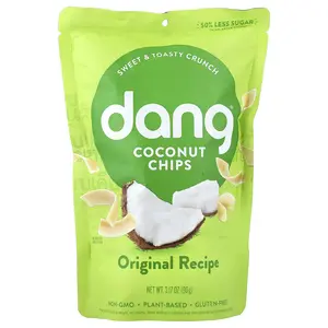 Dang Foods Coconut Chips, Original Recipe, 3.17 oz (90 g) Dang Foods Coconut Chips, Original Recipe, 3.17 oz (90 g)
