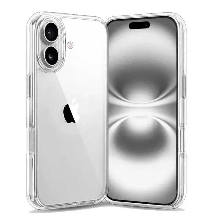 Entronix iPhone 16 Plus Crystal Clear Case - Slim Cover Protective