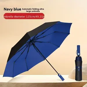 27 Inch Extra Large Auto Umbrella with Thickened Shaft