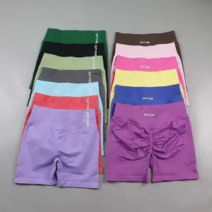 (High-end original single with original label)DFYNE Dynamic Shorts - Seamless High-Waisted Butt-Lifting for Ultimate Snatched Fit in Nylon for Gym Use All Seasons for Female gym outfits gym shorts basketball shorts Active Wear