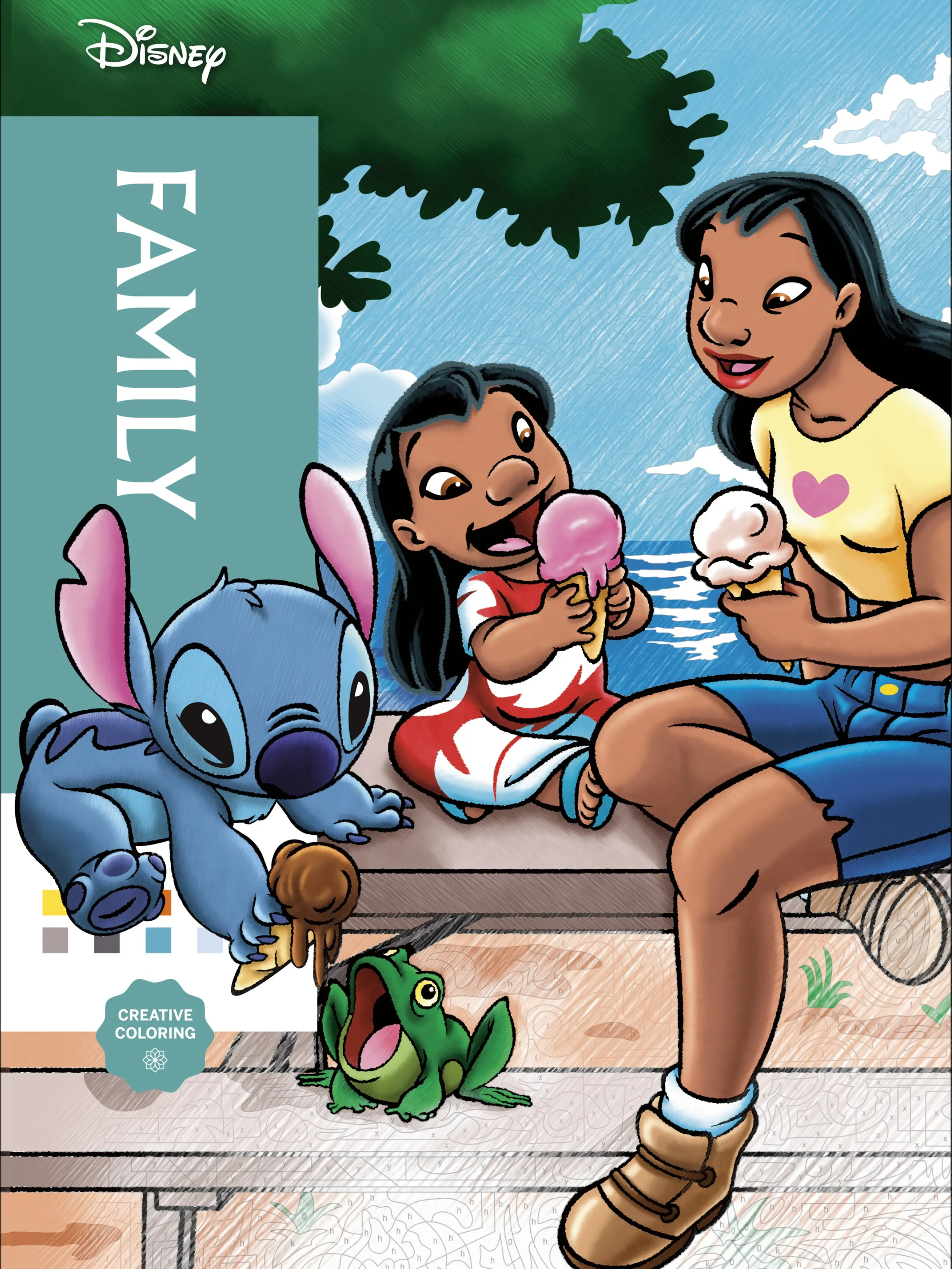 Disney Mystery Coloring: Family A Color by Number Book (Disney) Illustrated by Alexandre Karam.