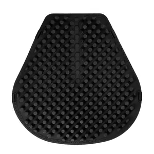 Motorcycle Gel Seat Cushion with Seat Cover, 3D Honeycomb Structure, Breathable Shock Absorption Motorcycle seat Cover, Motorcycle Gel Seat Pad for Comfortable Long Rides
