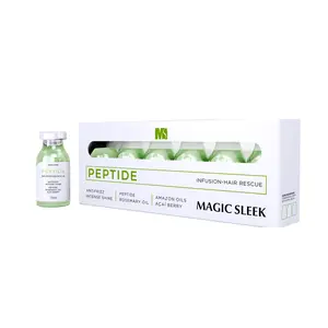 Magic Sleek Peptide Infusion-Hair Rescue Hydrolyzed Keratin Emergency Hair Repair Treatment with Antifrizz & Moisture Balance for Stronger Hair