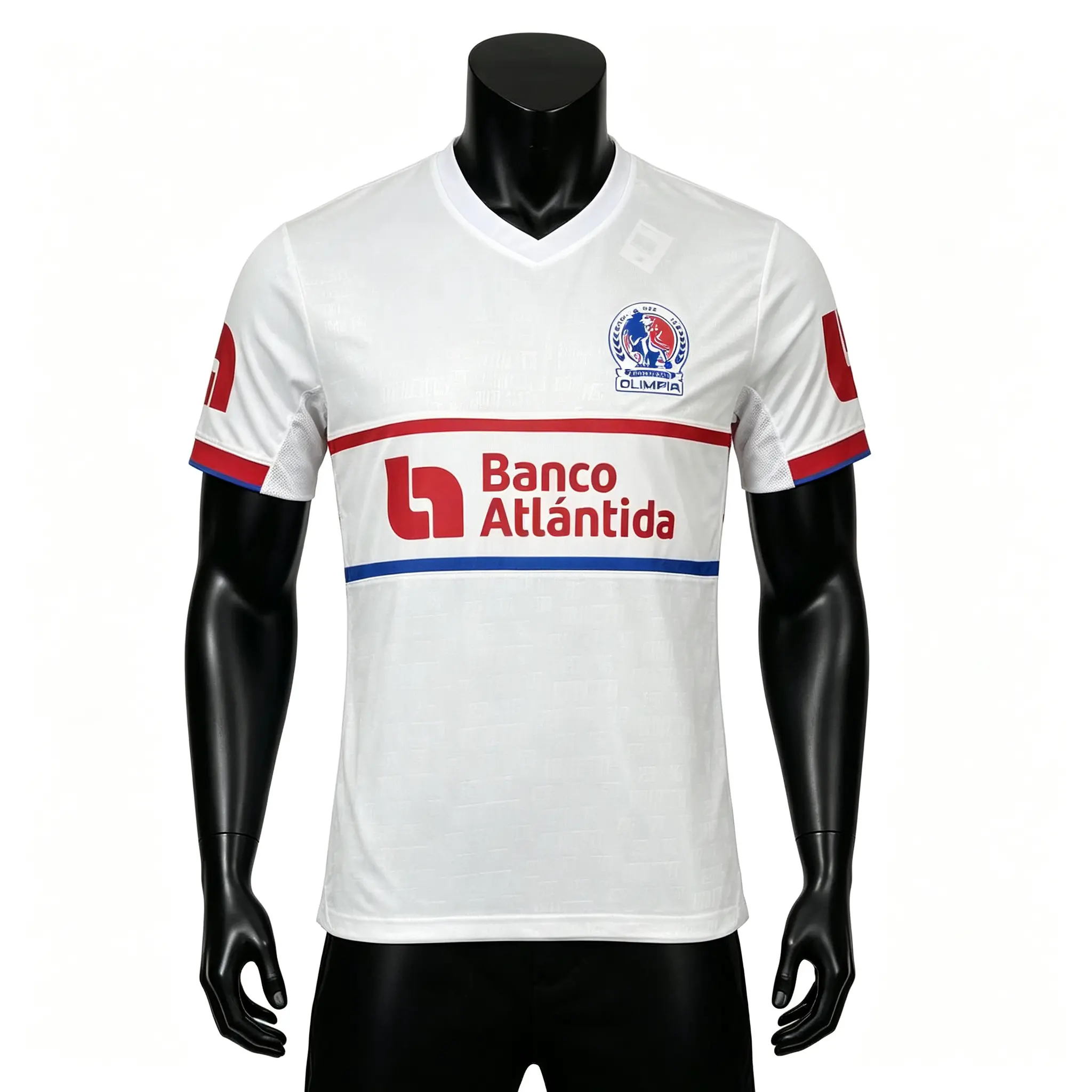 2526 CD Olimpia Home White Short Sleeve Top Football Soccer Jersey Liga Honduras