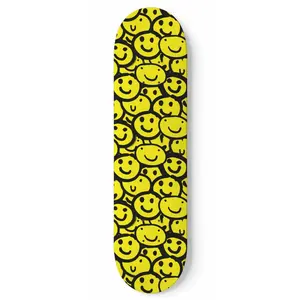 Smiley Face | Skateboard Wall Art