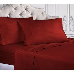 Superior 400TC Egyptian Cotton Stripe Duvet Set, King/Cal.KG