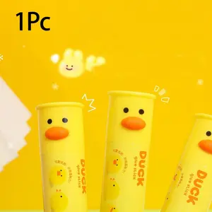 Cute Duck-Shaped Solid Glue Stick for Students, High-Adhesive DIY Craft Supplies, Portable School Office Essentials, Back to School Gifts, High Bond Adhesive, Super Strong Adhesion
