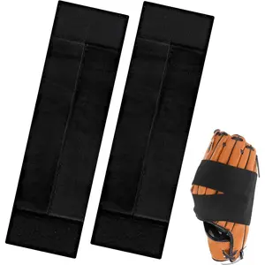 2 PCS Glove Wrap Band Baseball Glove Strap, Softball and Baseball Glove Strap Elastic Glove Wrap Softball Baseball Glove Accessories for Quickly Keep The Pocket Formed Fit All Gloves : Sports & Outdoors