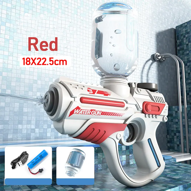 Electric Automatic Water Gun Children High-pressure Outdoor Beach Large-capacity Swimming Pool Summer Toy for Children Boy Gifts