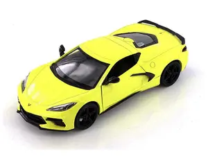 2020 Chevrolet Corvette C8 Stingray - Yellow (Timeless Legends) Diecast 1:24 Scale Model - Motormax 79360YL