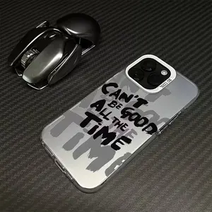 Cool Ink English slogan phone case - Fully shock-proof. Uncommon and unique design, not similar to others. Suitable for iPhone 17/16/15/14/13/12/11.