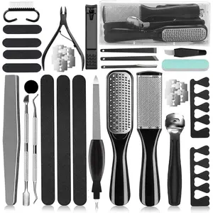 36 in 1 Pedicure Kit, Professional Pedicure Tools Foot Rasp Foot Dead Skin Remover for Home & Salon Care 36 in 1 Pedicure Kit, Professional Pedicure Tools Foot Rasp Foot Dead Skin Remover for Home & Salon Care