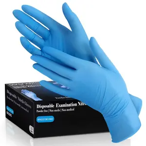 Small Nitrile Disposable Gloves, Puncture Resistant, 100 Count