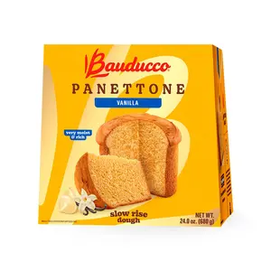 Bauducco Vanilla Panettone, Moist & Fresh, Traditional Italian Recipe, Holiday Cake 24.0oz (Pack of 1)