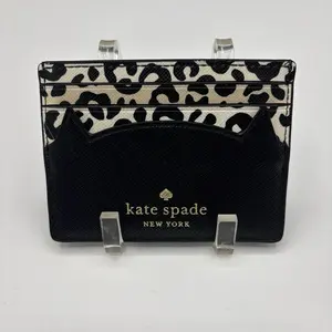 Kate Spade Cat Ear Leopard Cardholder