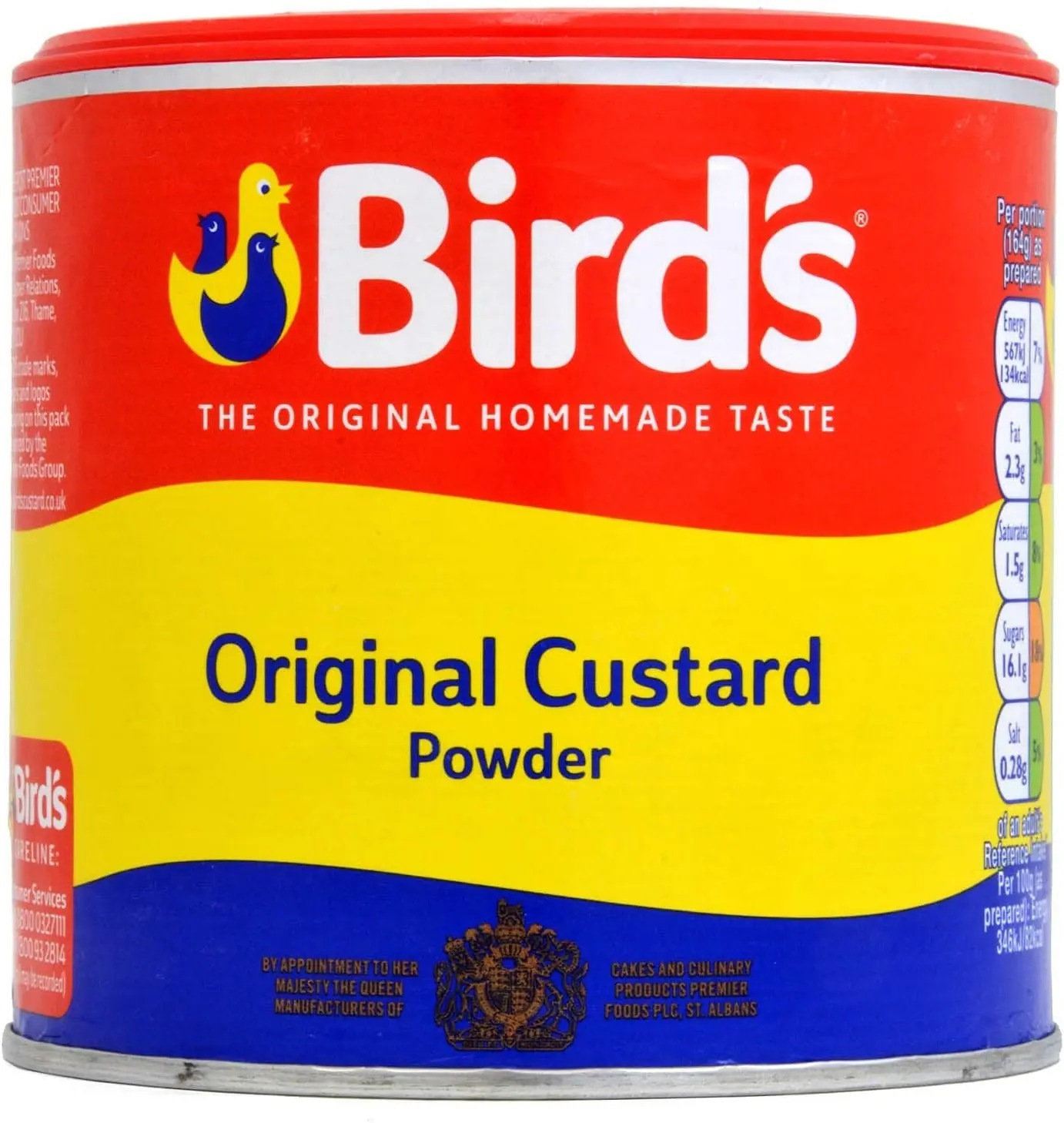 Bird's Traditional Custard Powder 250g (Pack of 1)