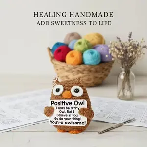 JN Emotional Support Pickle, Cute Energy Potato Crochet Doll, Creative Handmade Sewing Toy Gift for Children