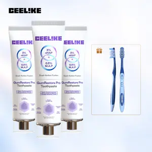 CEELIKE 3 Tubes GumRestore Pro Toothpaste + Toothbrush | Effective Teeth-Cleaning Combo
