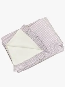 Lilac Gingham Pool Towel