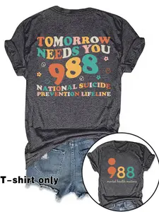 Spring Summer Fun Therapist Psychologist Printed Fitted T-Shirt, Fashion Comfort Casual Tee, Daily Wear Everyday Trendy Graphic Women's Top